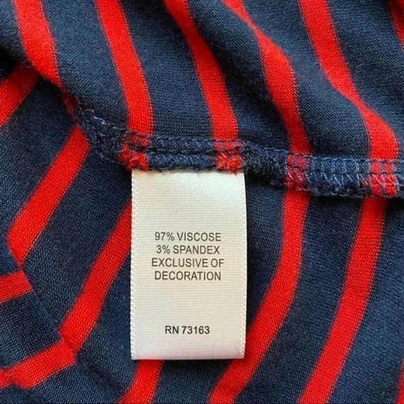 Cupio striped v neck with bows in the back - Picture 6 of 6